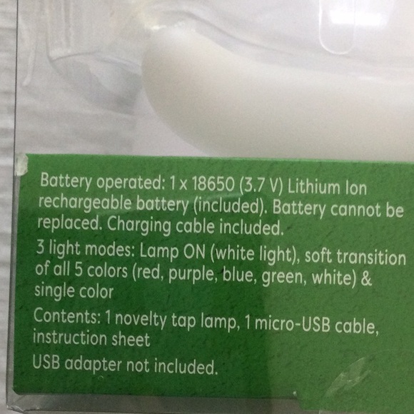 Ashland Novelty Tap Lamp - White and Multi Colors - Picture 6 of 8